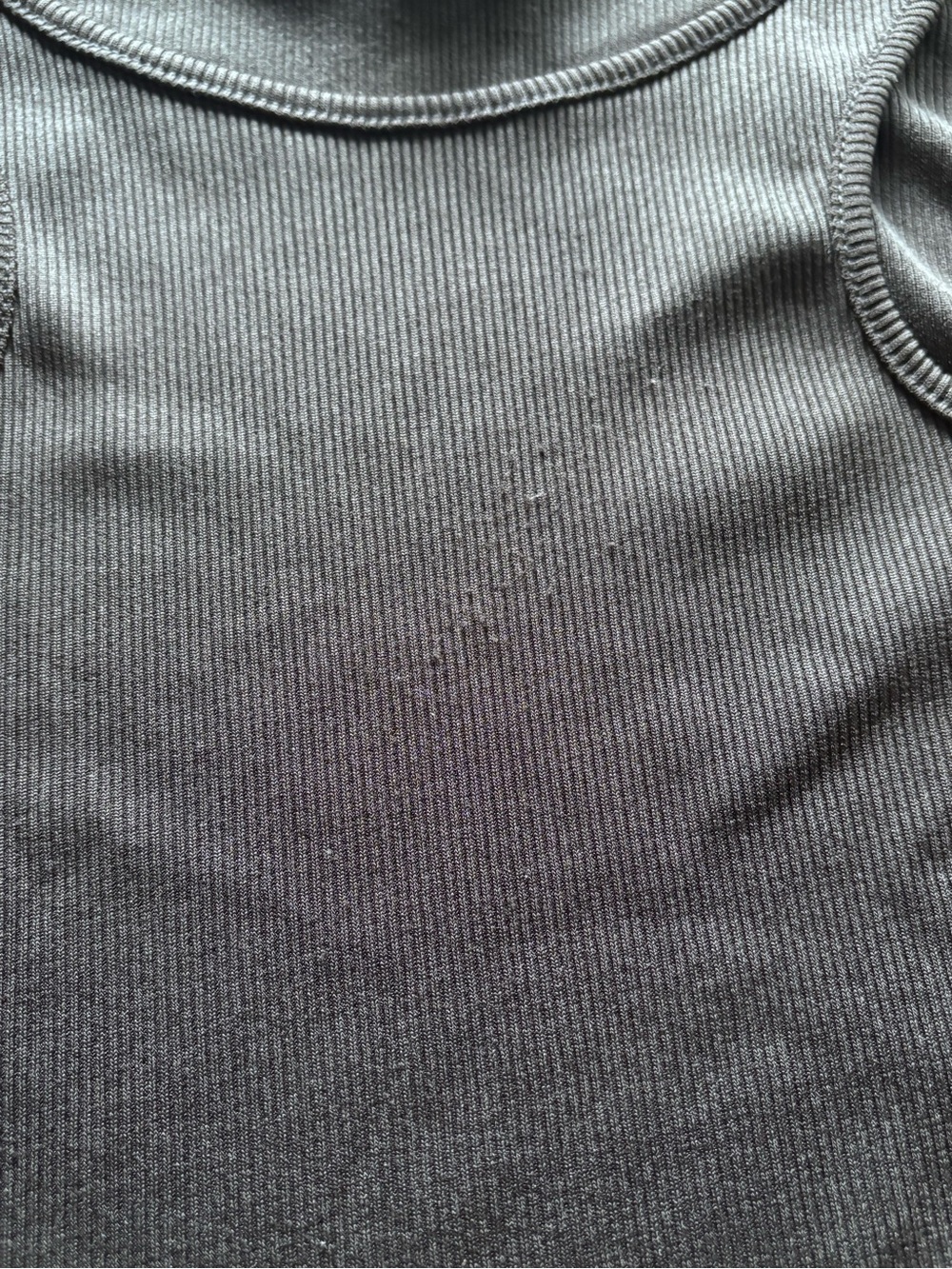 Princess Polly Black Ribbed High-Neck Tank sz 6 - Picture 5 of 9
